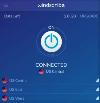 windscribe netflix block