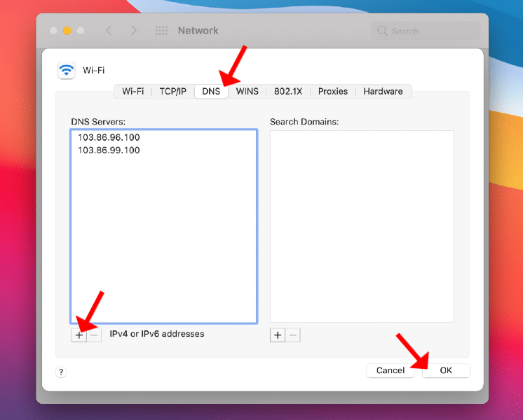 trouble shooting nordvpn netflix dns macos add servers