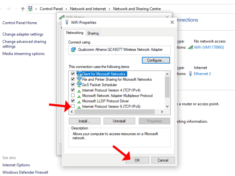 trouble shooting nordvpn netflix ipv6 windows disable