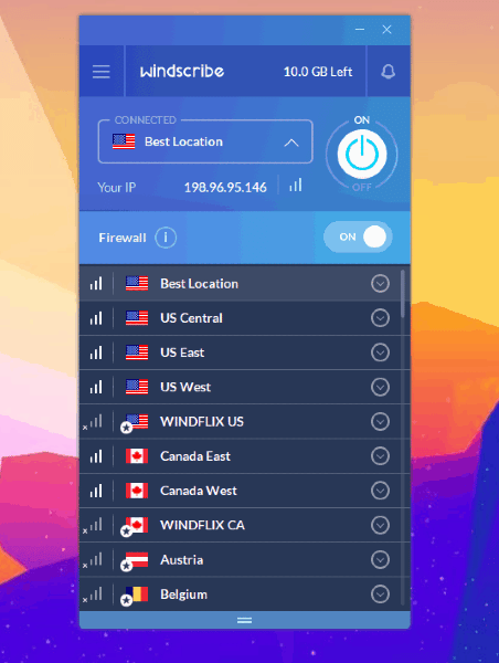 best vpn for streaming windscribe