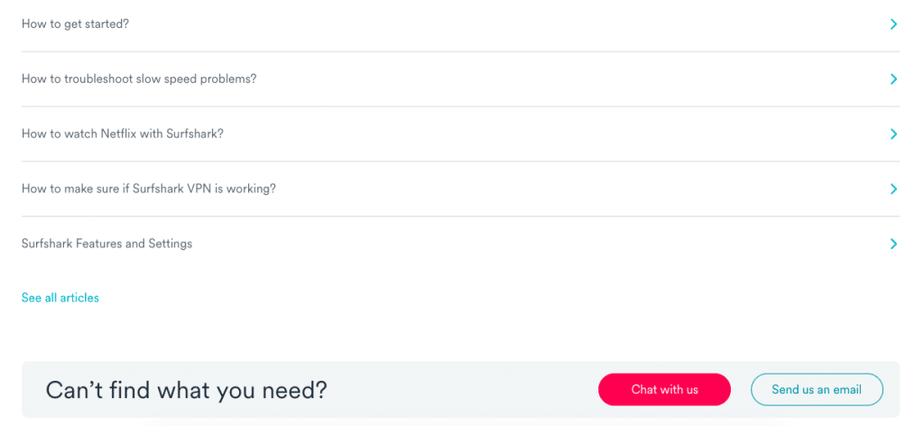 Surfshark VPN contact