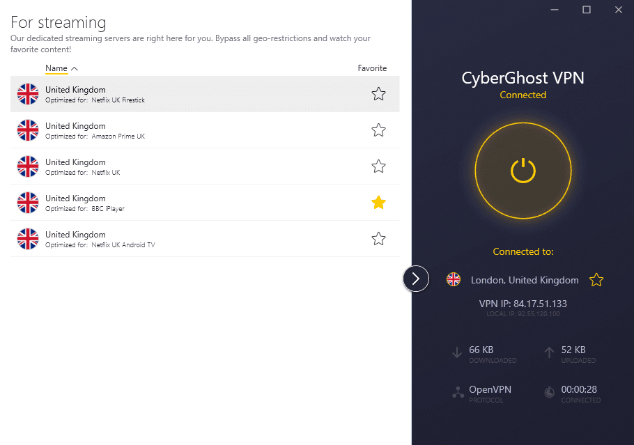 cyberghost ui uk