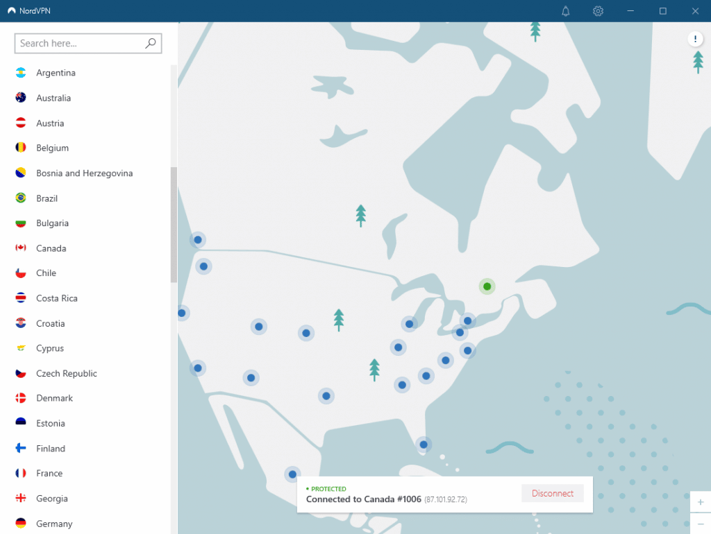 nordvpn ui canada