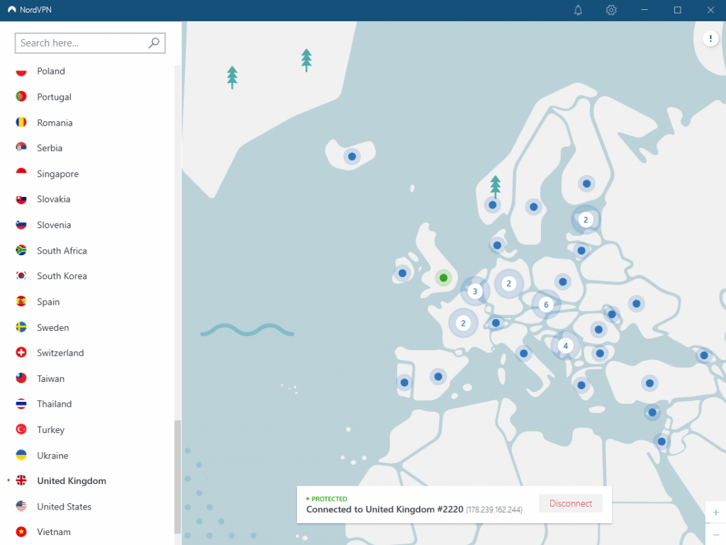 nordvpn ui uk