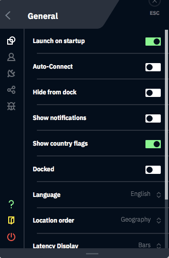 Windscribe general features