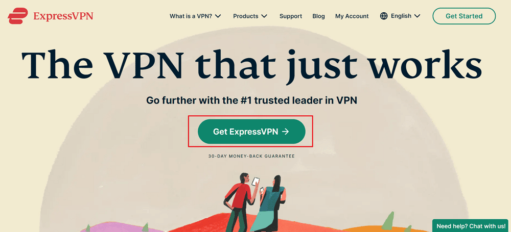 expressvpn homepage