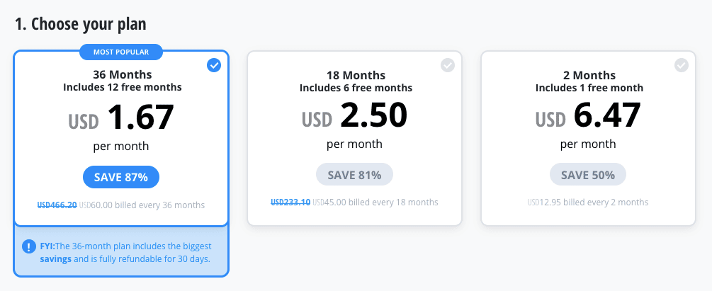 vyprvpn pricing options