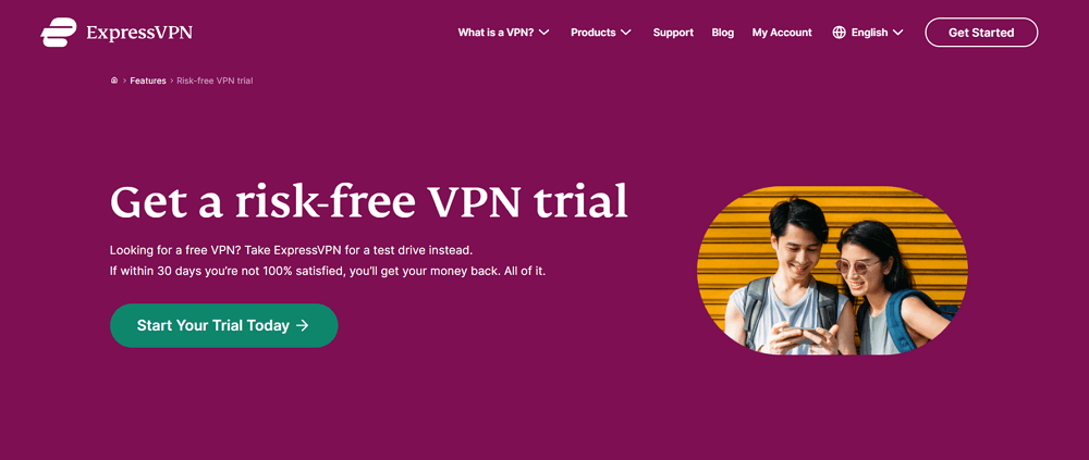 expressvpn free trial