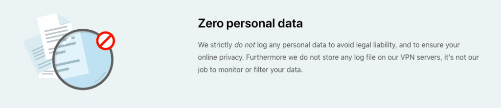 hide.me privacy information