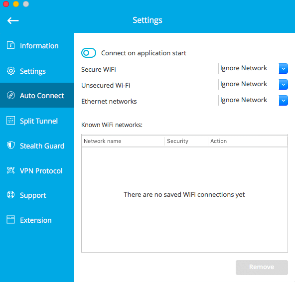 hide.me vpn auto connect settings