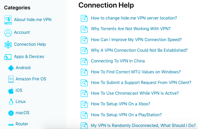 hide.me vpn knowledgebase