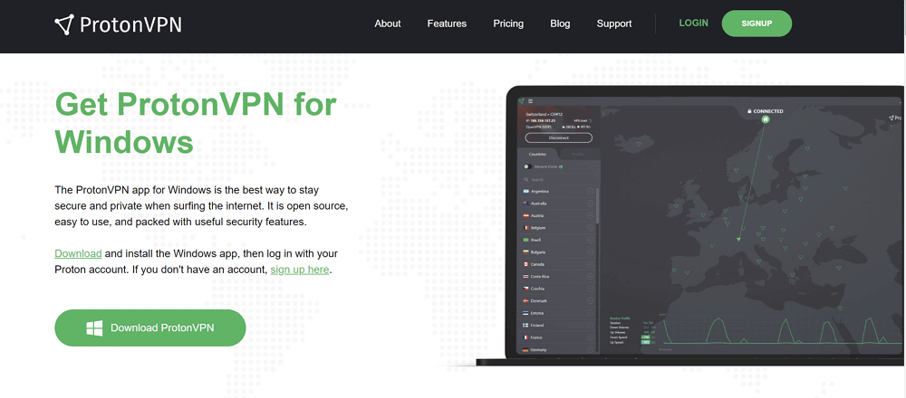 protonvpn for android