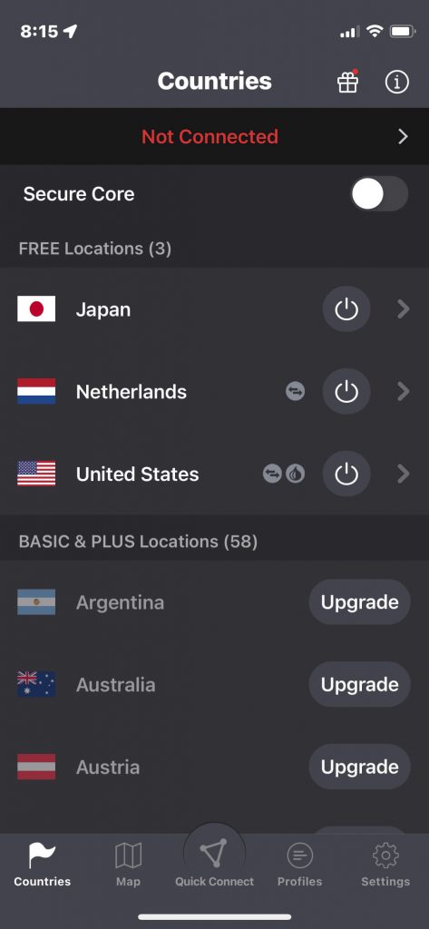 protonvpn on ios