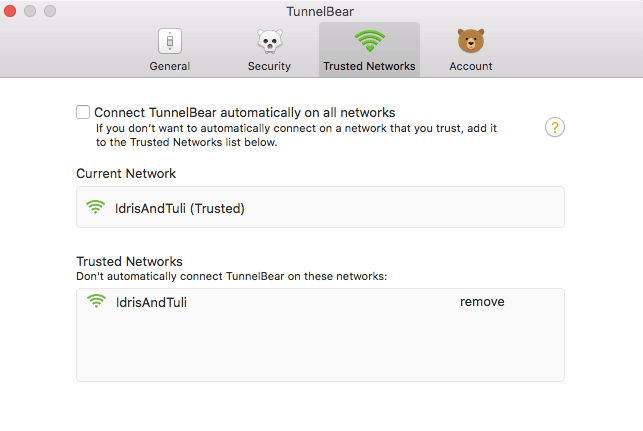 tunnelbear trusted networks