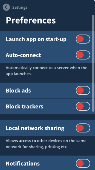 mullvad vpn basic features