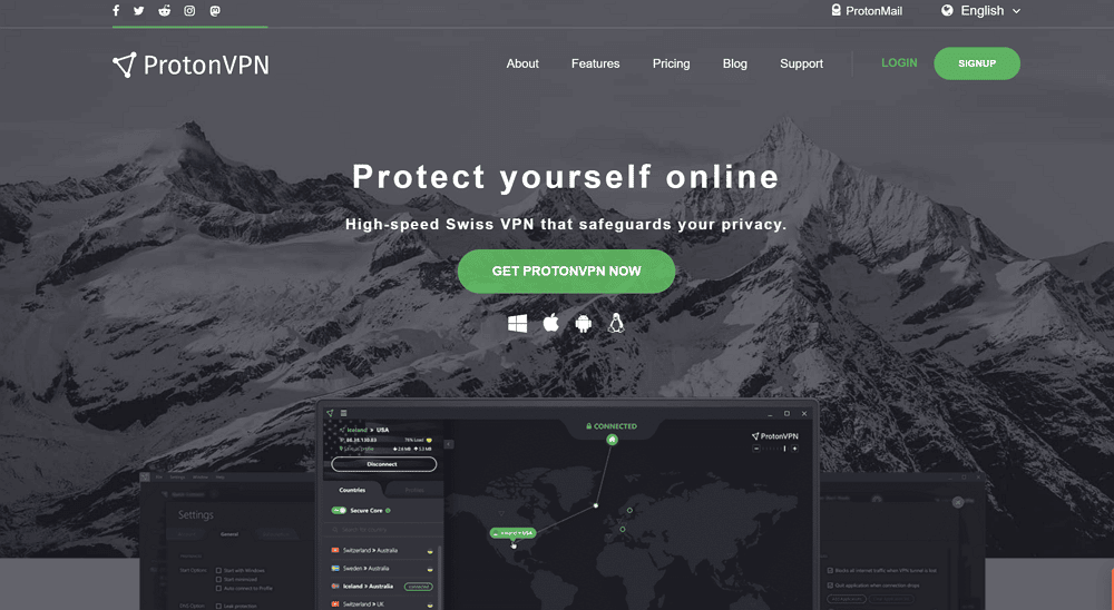 protonvpn for hulu