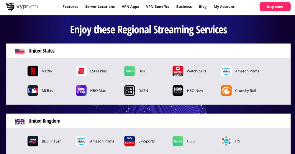 vyprnvpn for hulu