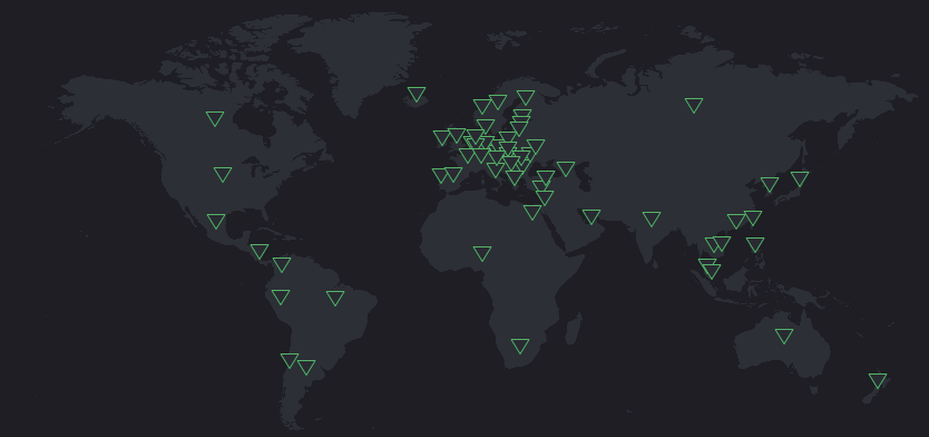 protonvpn server map