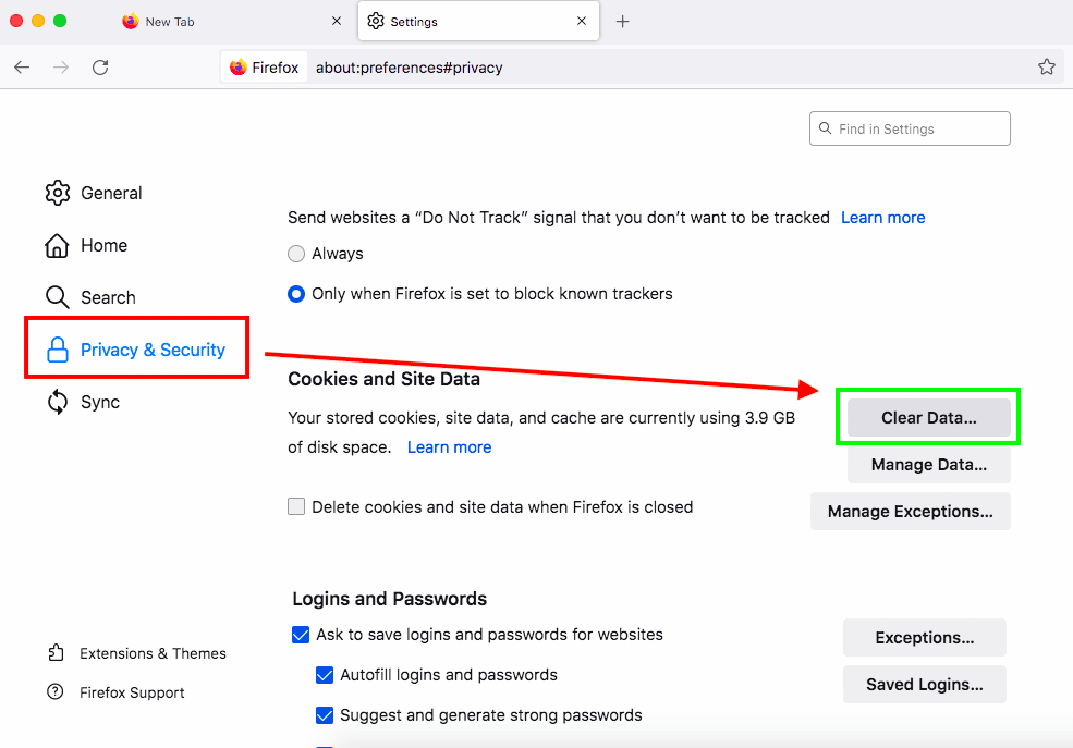 firefox cookies step 3