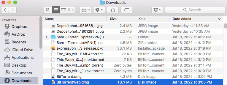 bittorrent mac download