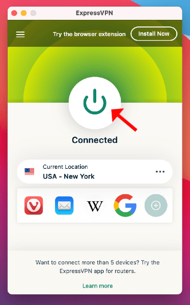 expressvpn connection confirmed