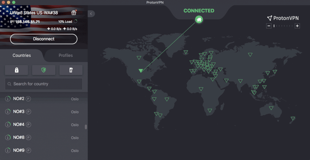 proton vpn main interface