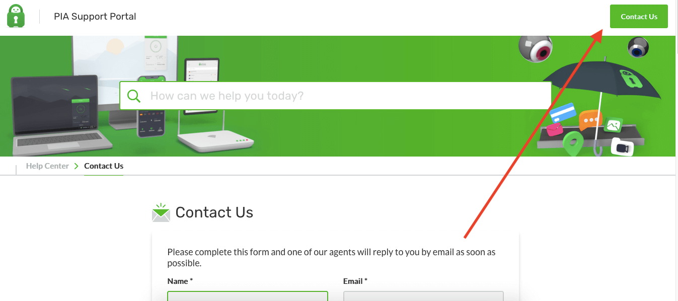 pia vpn contact form