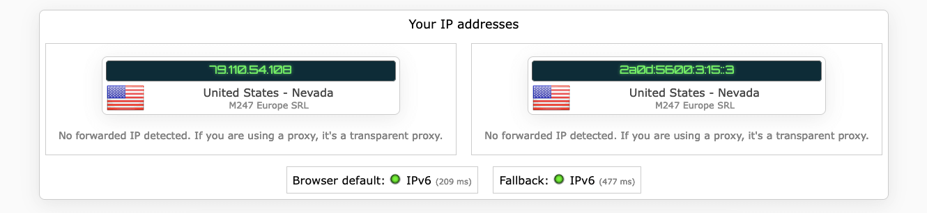 atlas vpn leak test