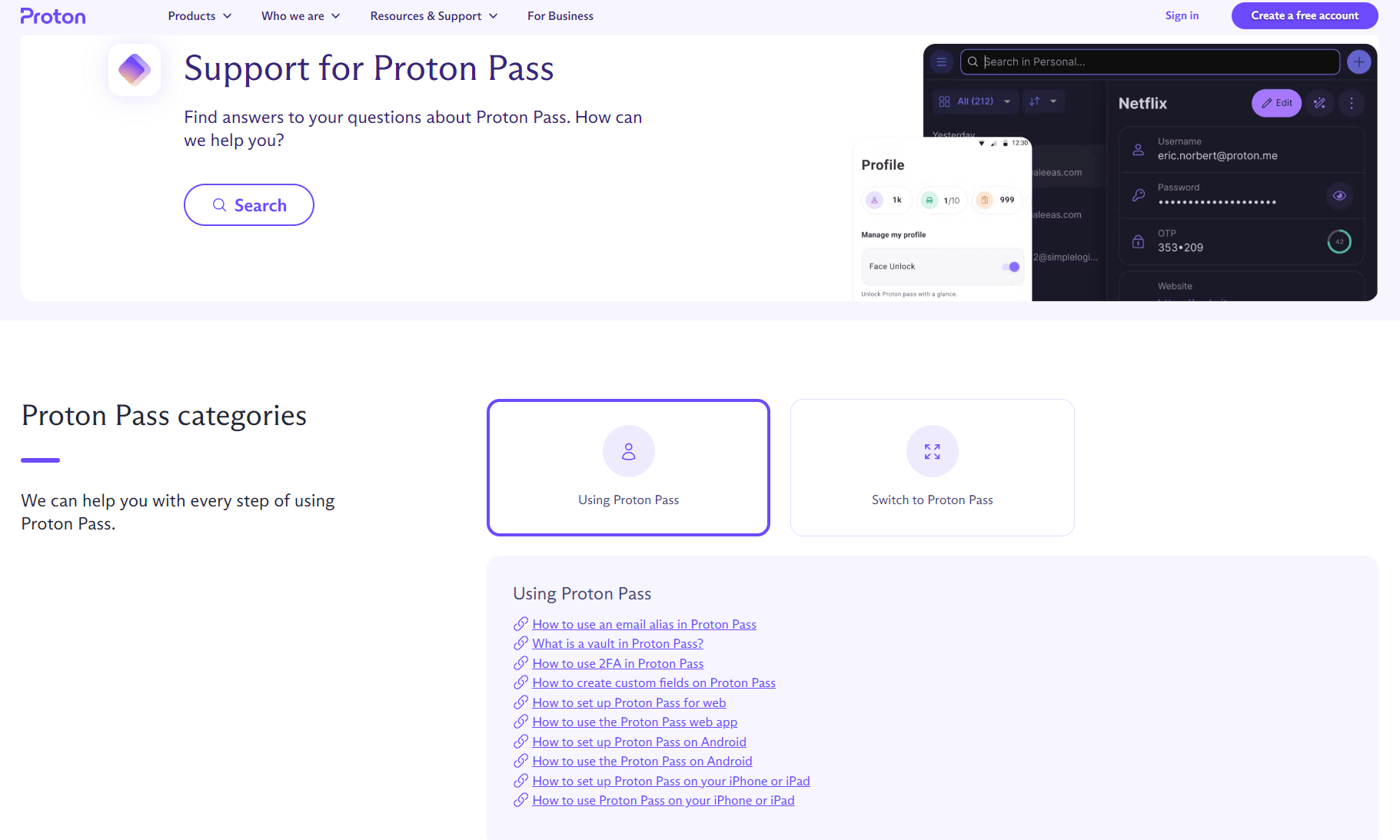 protonpass guides