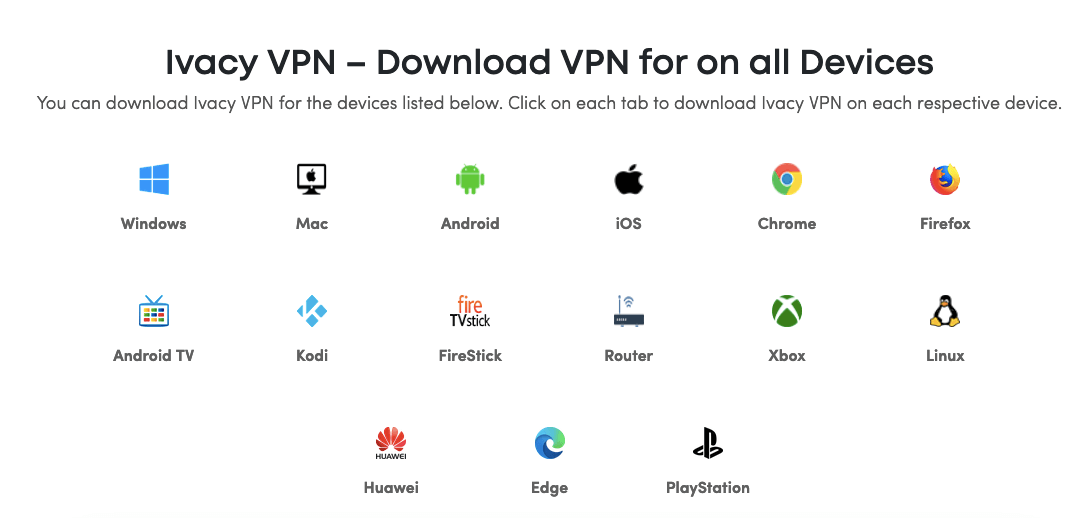 ivacy vpn download page