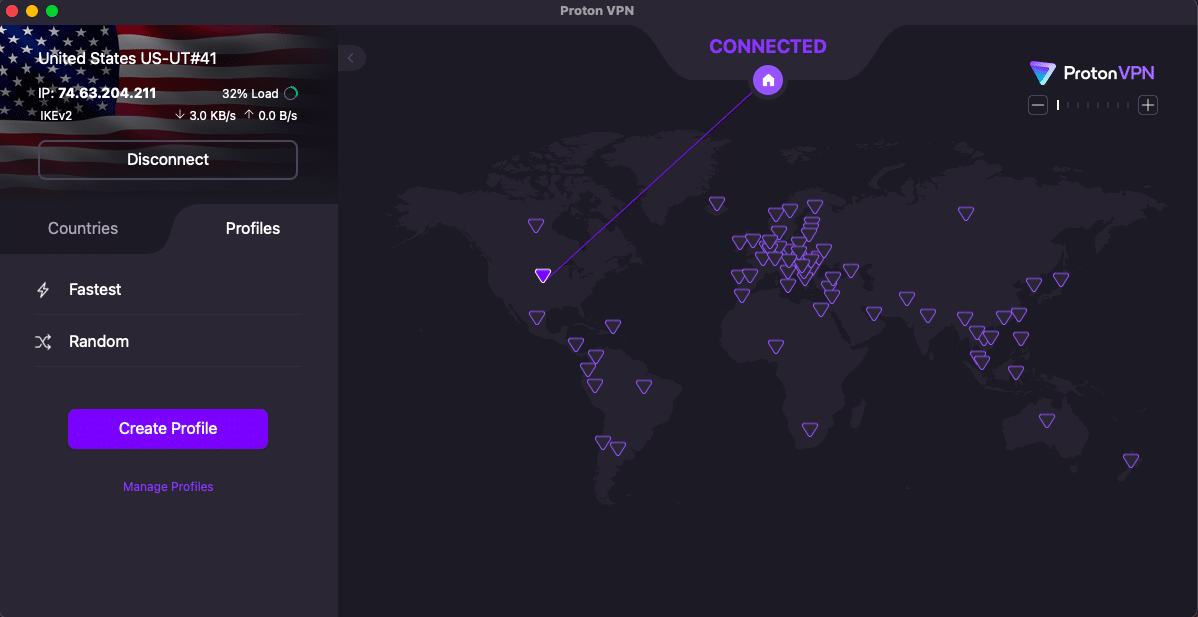 proton vpn main interface