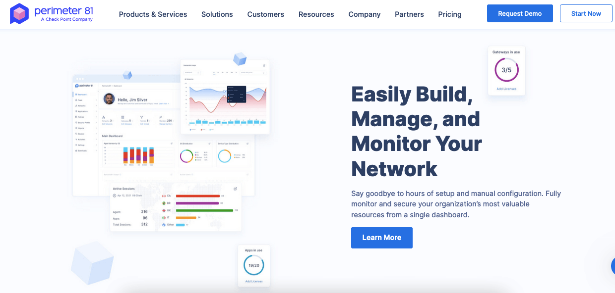 perimeter 81 landing page