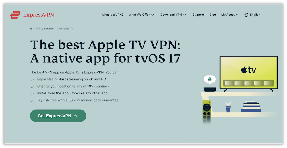 expressvpn apple tv