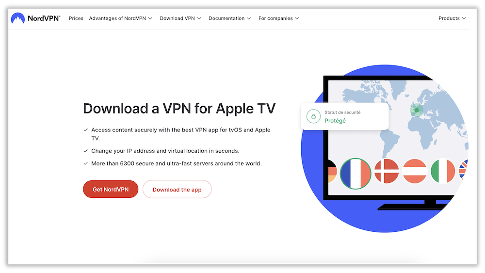 nordvpn apple tv