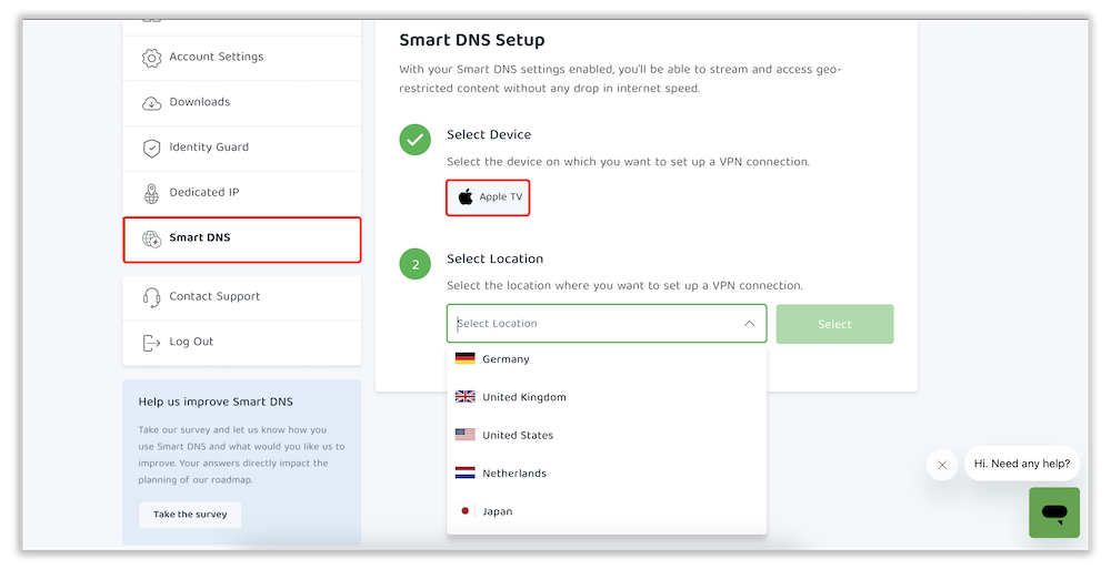 pia smart dns