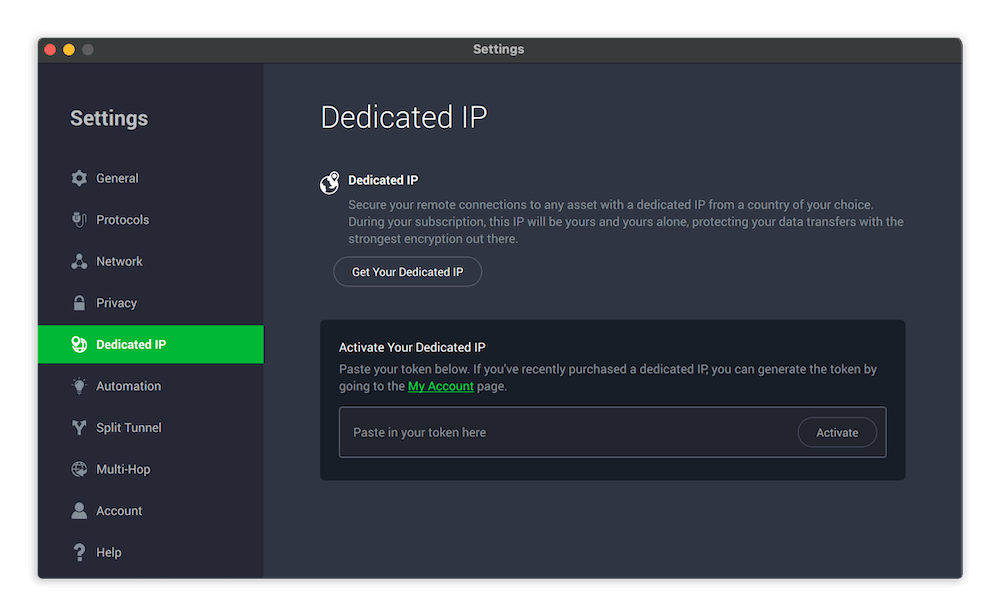 dedicated ip
