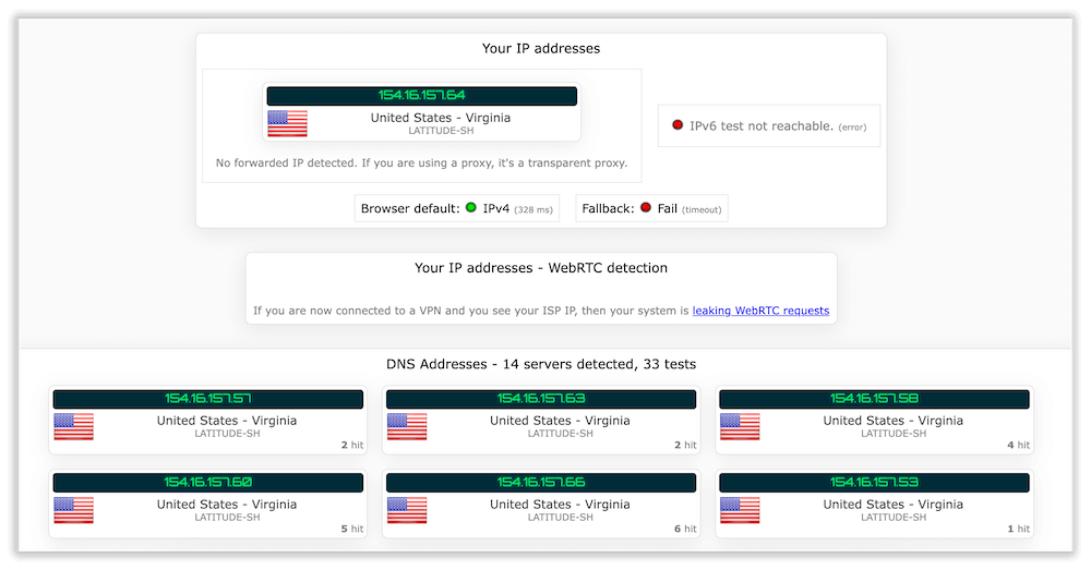 nordvpn dns leak