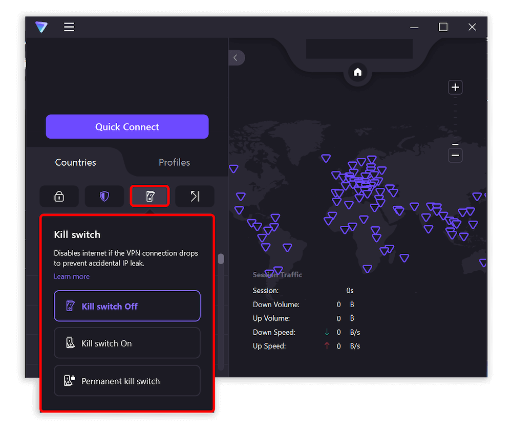 protonvpn kill switch