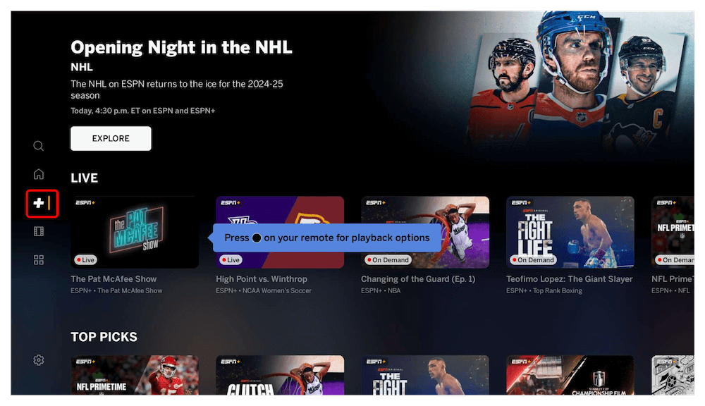 launch espn+