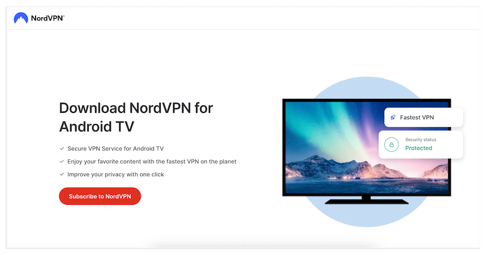 nordvpn android tv