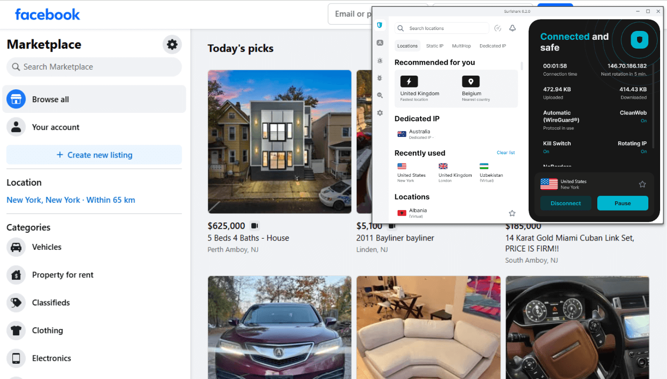 best vpn facebook surfshark fb marketplace