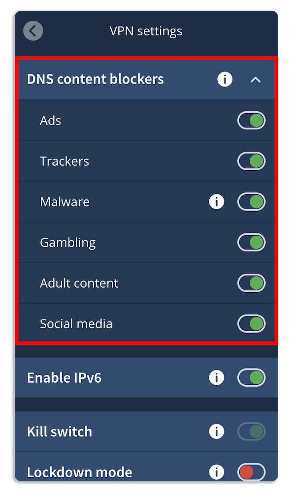 dns content blocker