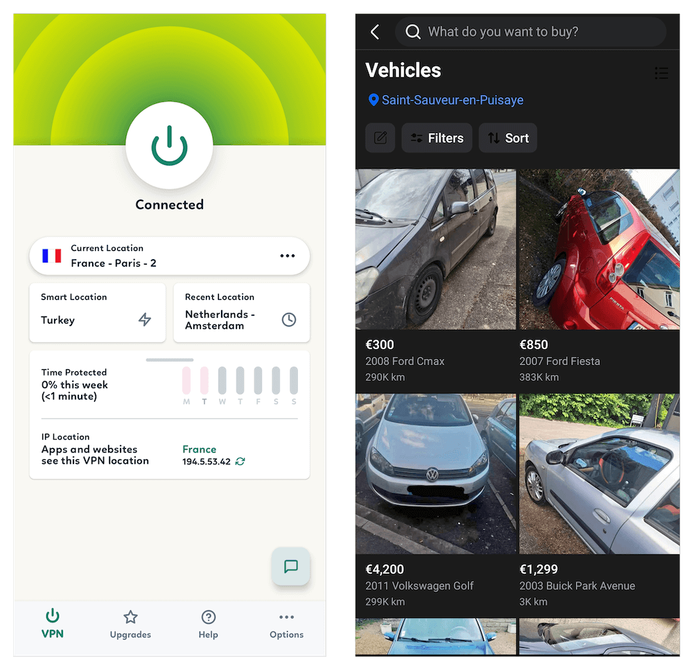 expressvpn facebook user experience