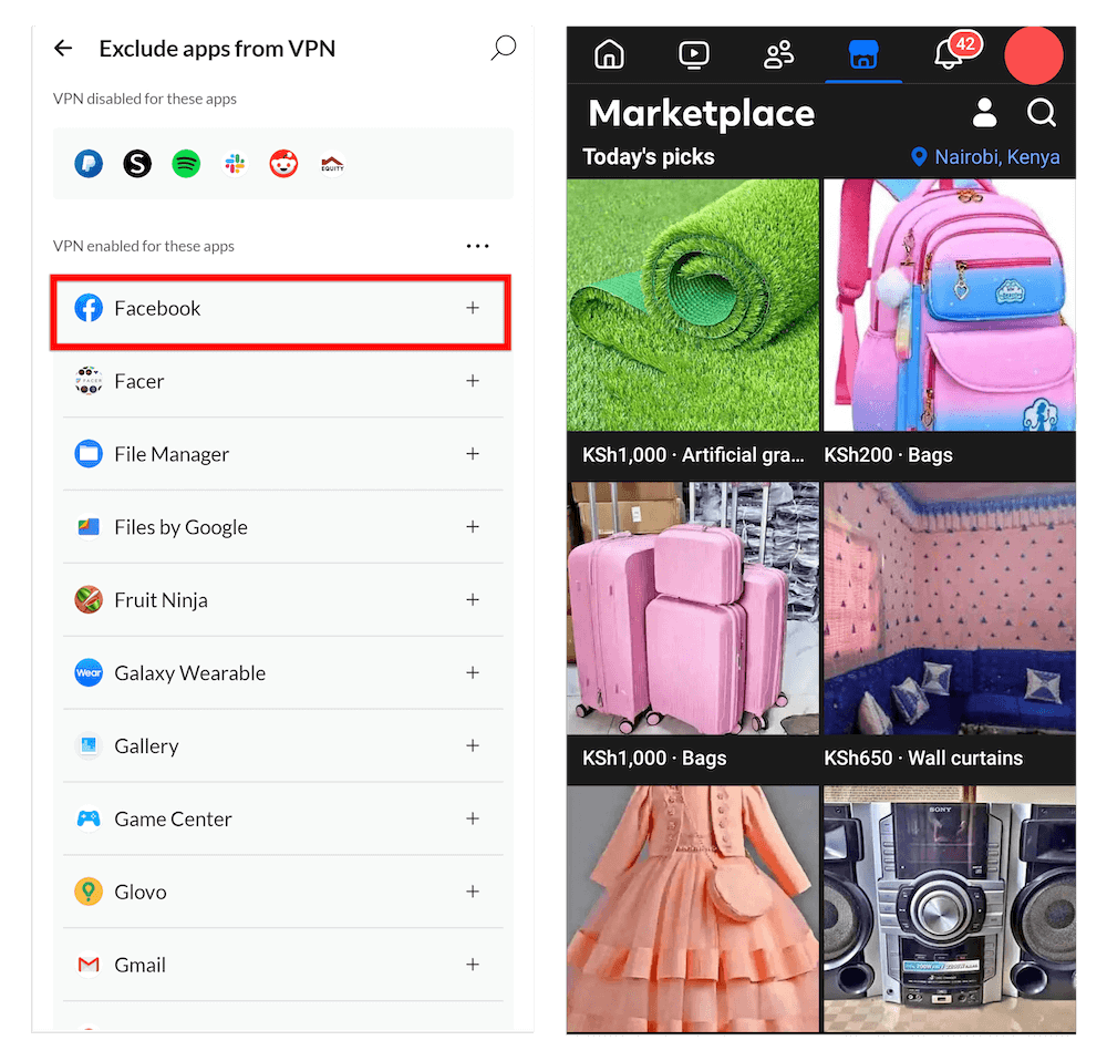 nordvpn facebook user experience