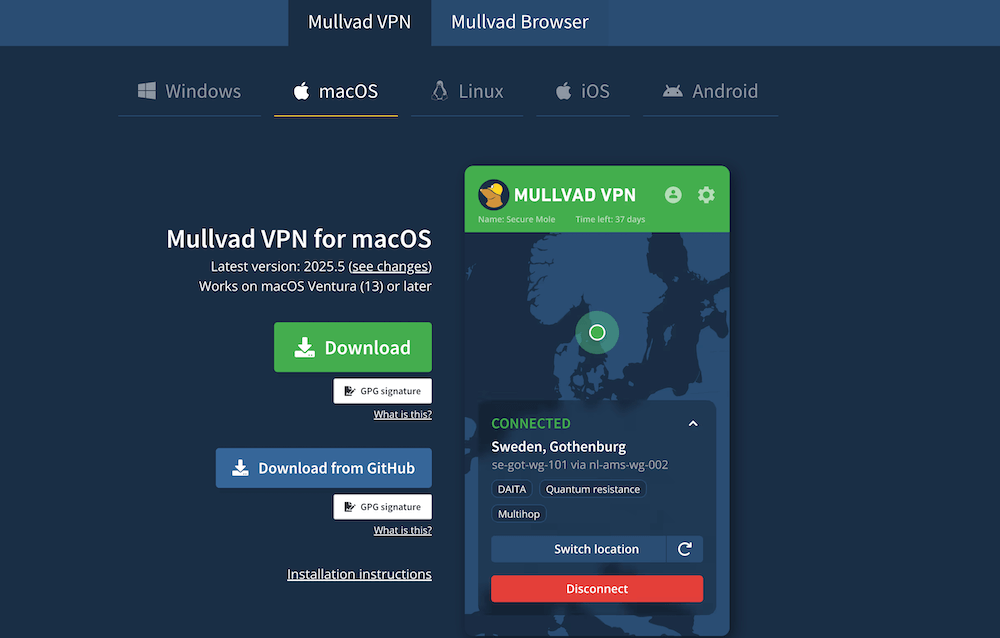 mullvad download
