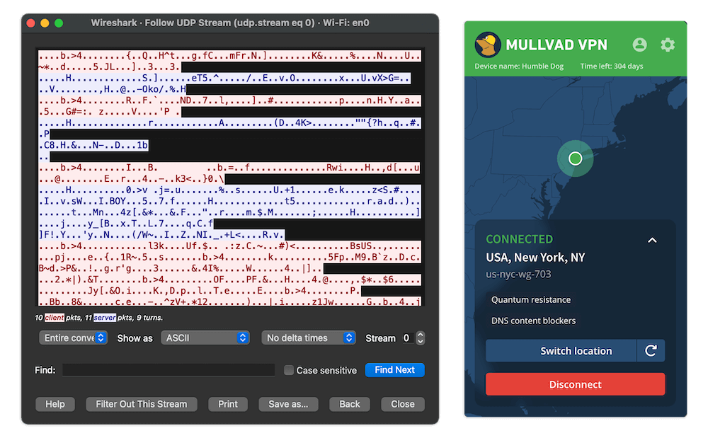 mullvad encryption test