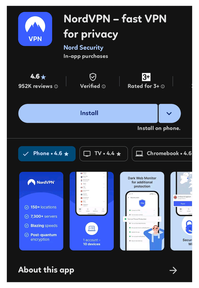 nordvpn android