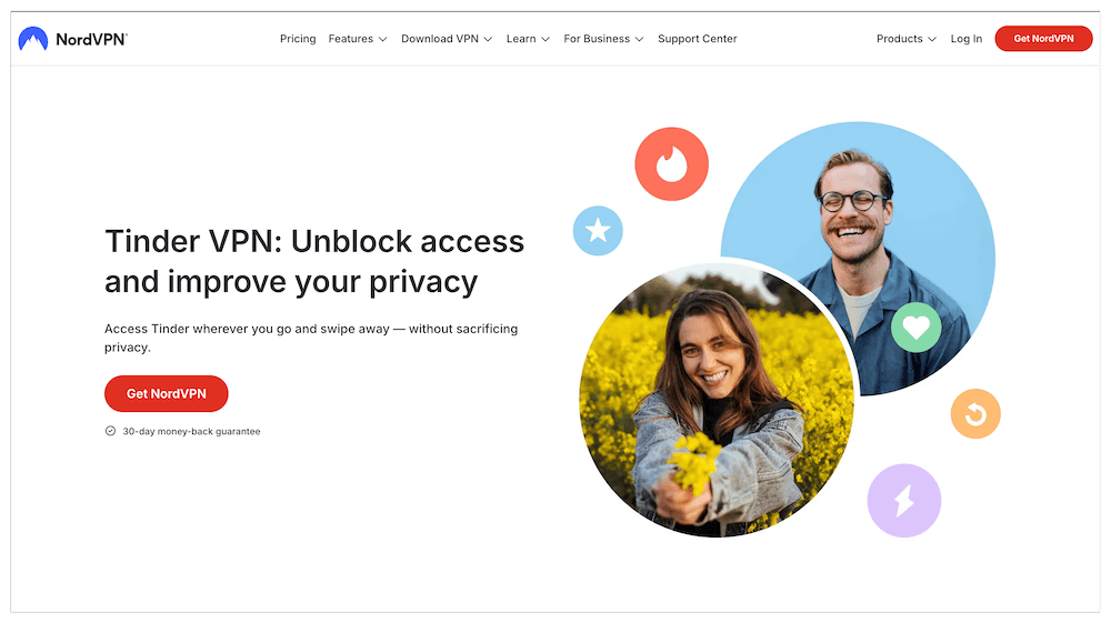 nordvpn tinder