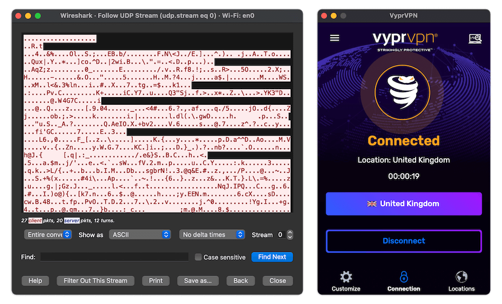vyprvpn encryption test