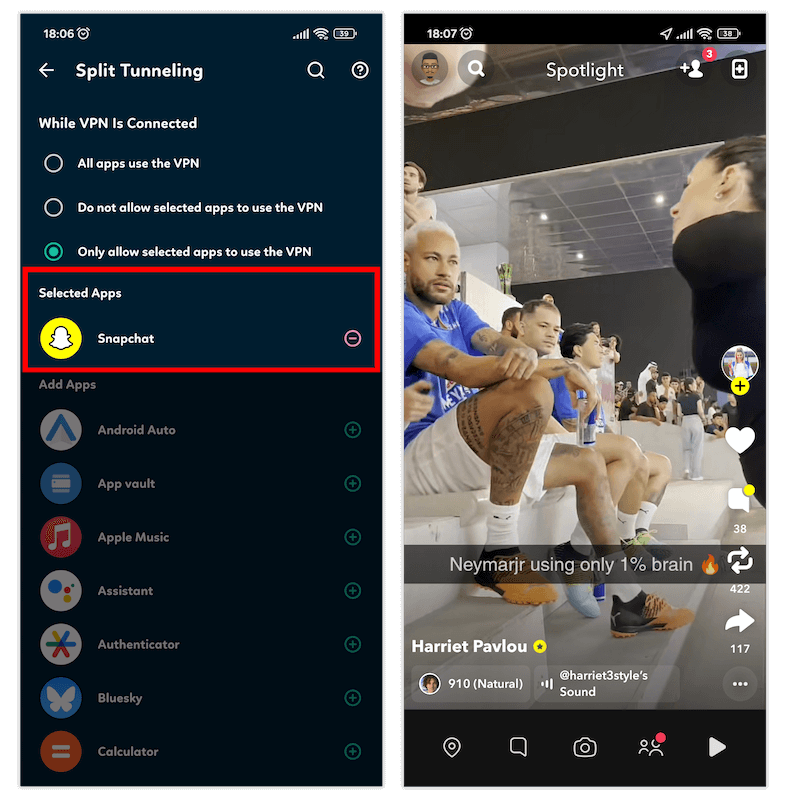 expressvpn snapchat experience